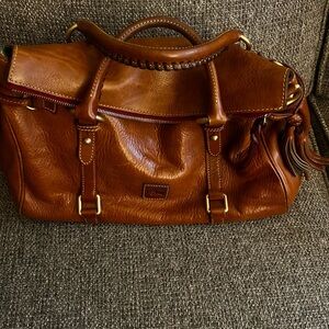 Dooney & Bourke Rich Brown Leather Satchel